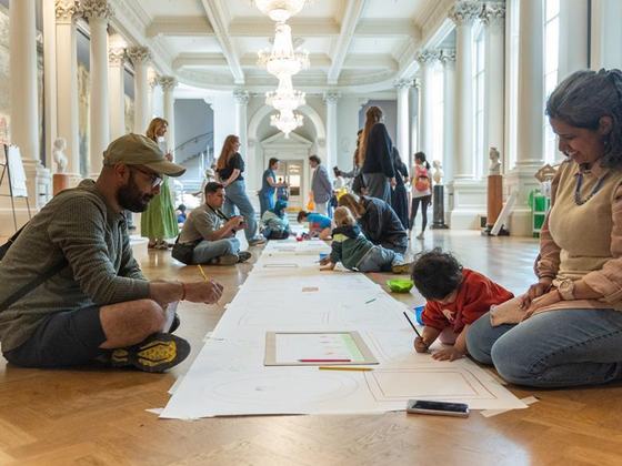 Sunday Family Drop-in Workshop: Drawing, the Hilma Way