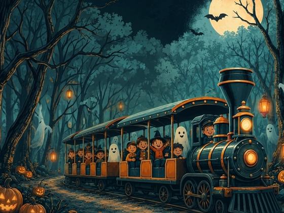 Halloween Train Spooktacular at Beyond the Trees Avondale