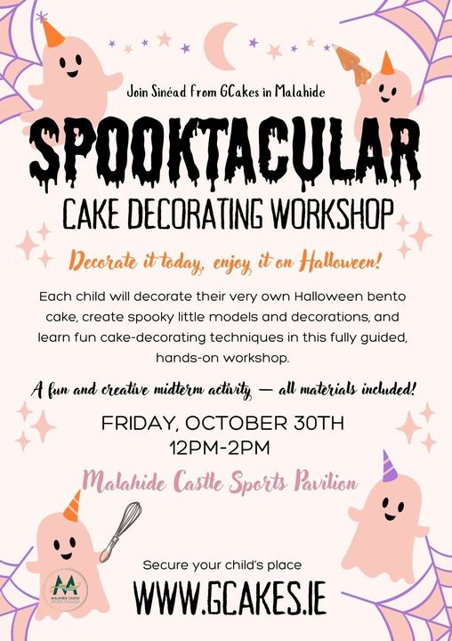 Malahide Castle – Spooktacular Cake Decorating Workshop