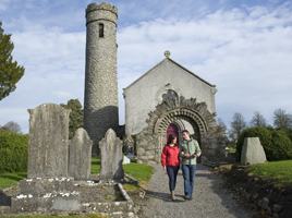Castledermot Round Tower & High Cross & St. David's Graveyard