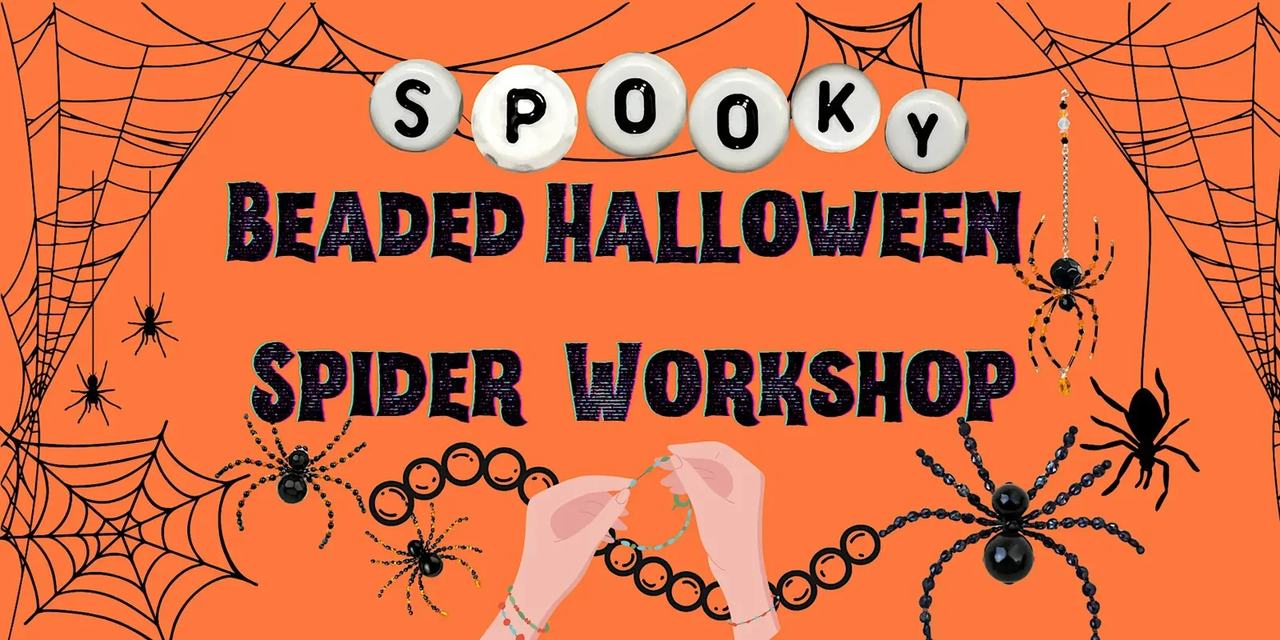 Beaded Halloween Spider