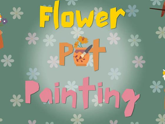 Flower Pot Painting