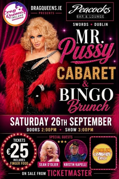 Peacock’s Bar & Lounge – Mr Pussy Bingo Cabaret Brunch