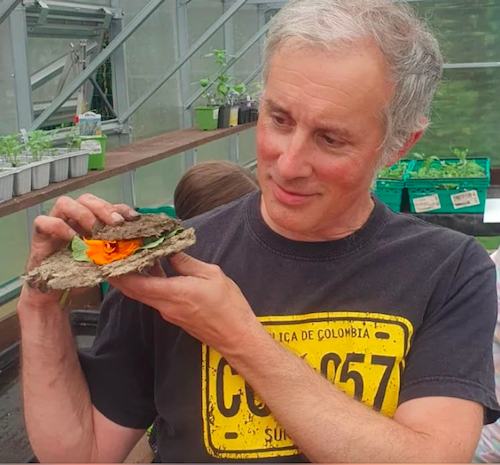 Creating gardens with children; a workshop for adults with David Begley
