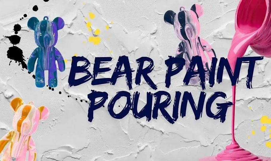 Bear Paint Pouring