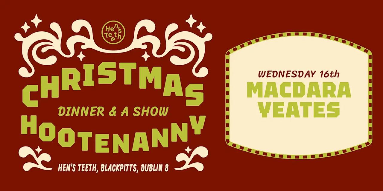 Christmas Hootenanny with Macdara Yeates