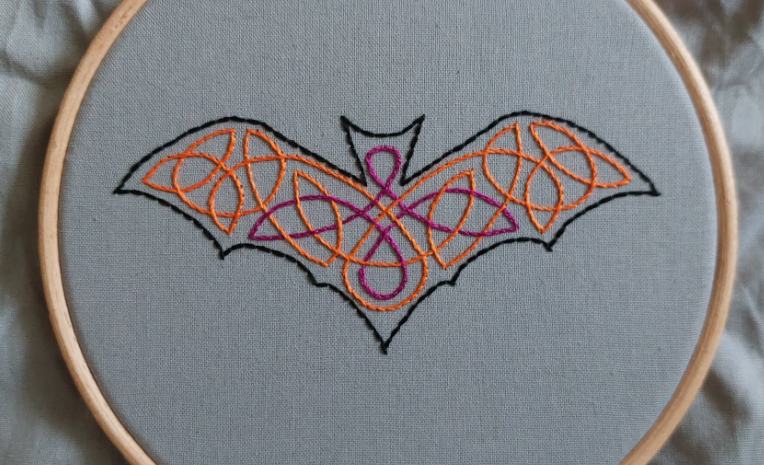 DUBLIN BY DUSK: Crafted Encounters - Embroidery Workshop: Make a Celtic Bat