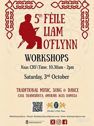 Féile Liam O’Flynn 2026 WORKSHOPS