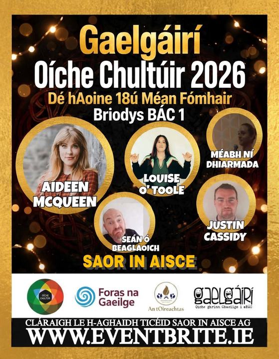 Gaelgáirí Oíche Chultúir 2026