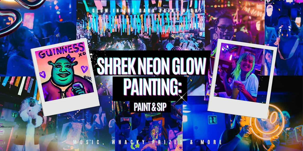 Neon Painting: Shrek