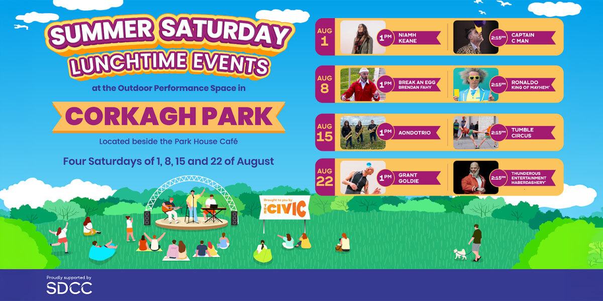Summer Saturday Lunchtime Events in Corkagh Park