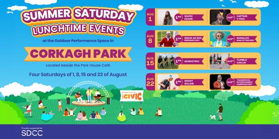 Summer Saturday Lunchtime Events in Corkagh Park