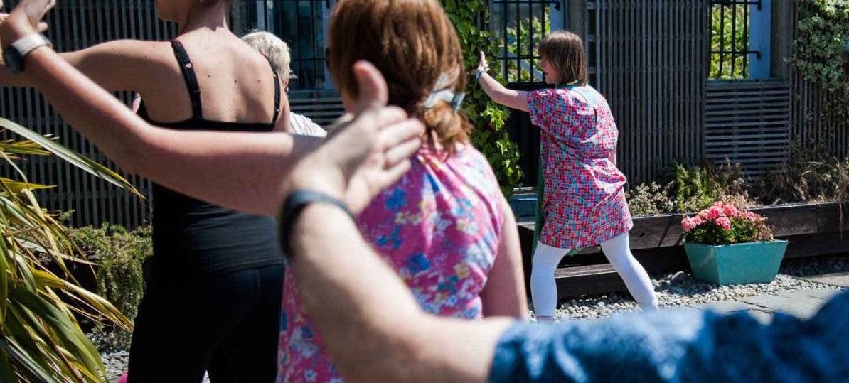 Qigong at the Rooftop Garden