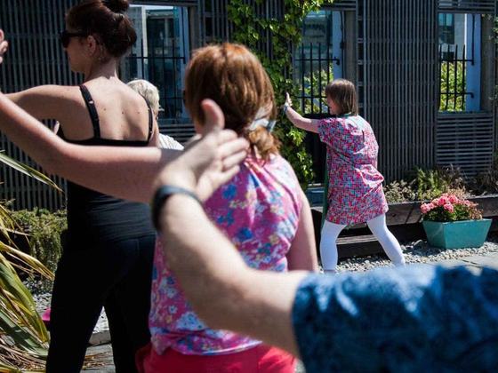 Qigong at the Rooftop Garden