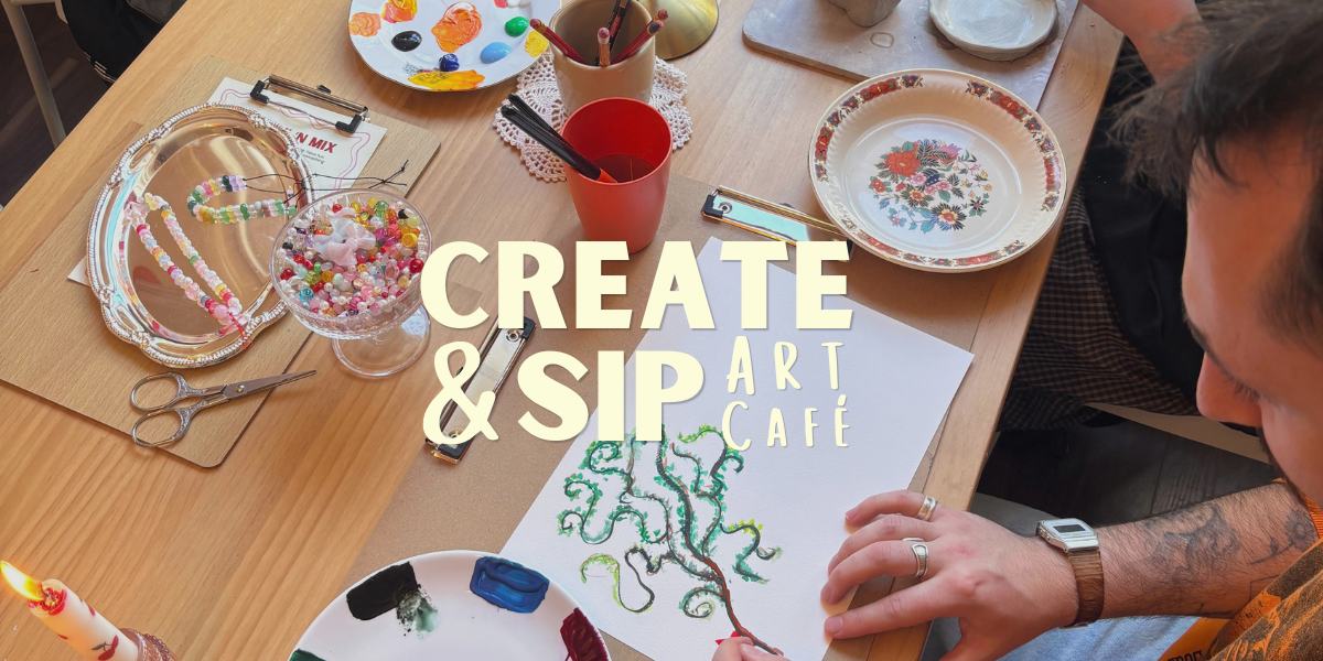 Create & Sip Art Café Experience in Dublin
