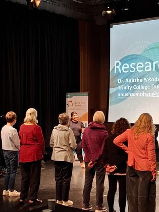 The Artful Brain dlr: Dance and Wellbeing - Dance workshop with Dr. Anusha Yasoda-Mohan and Mike Hanrahan