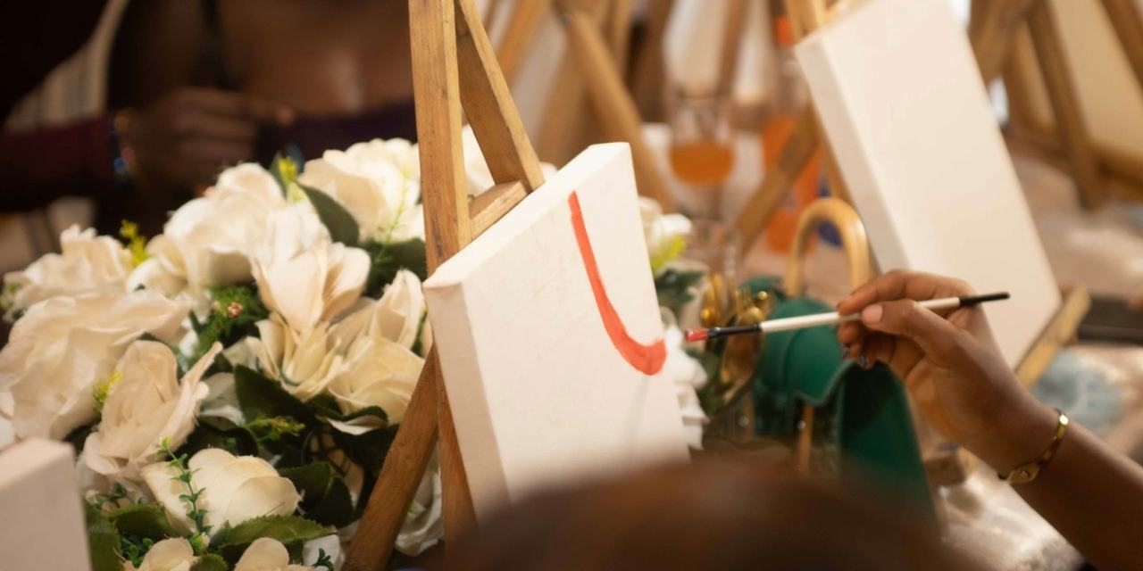 Create & Sip Art Café Experience in Dublin