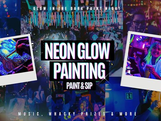 Neon Painting: Northern Lights