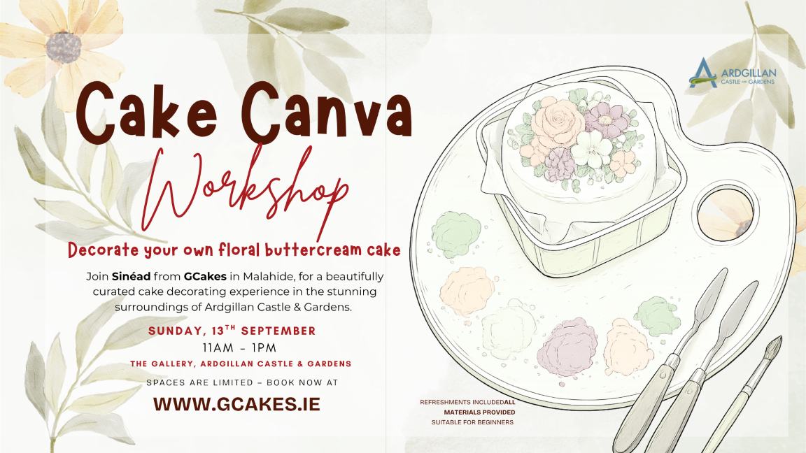 Floral Cake Decorating Workshop at Ardgillan Castle