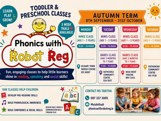 Phonics with Robot Reg - Week 6