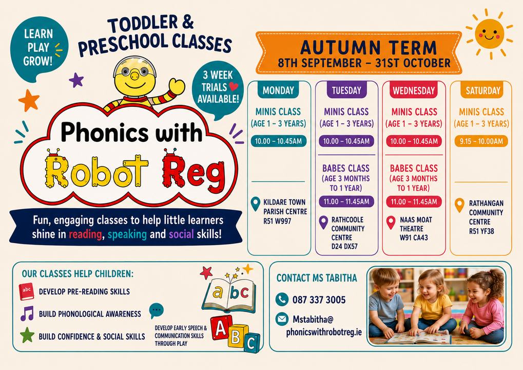 Phonics with Robot Reg - Week 2