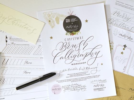 Crafted Encounters: Christmas Calligraphy Workshop