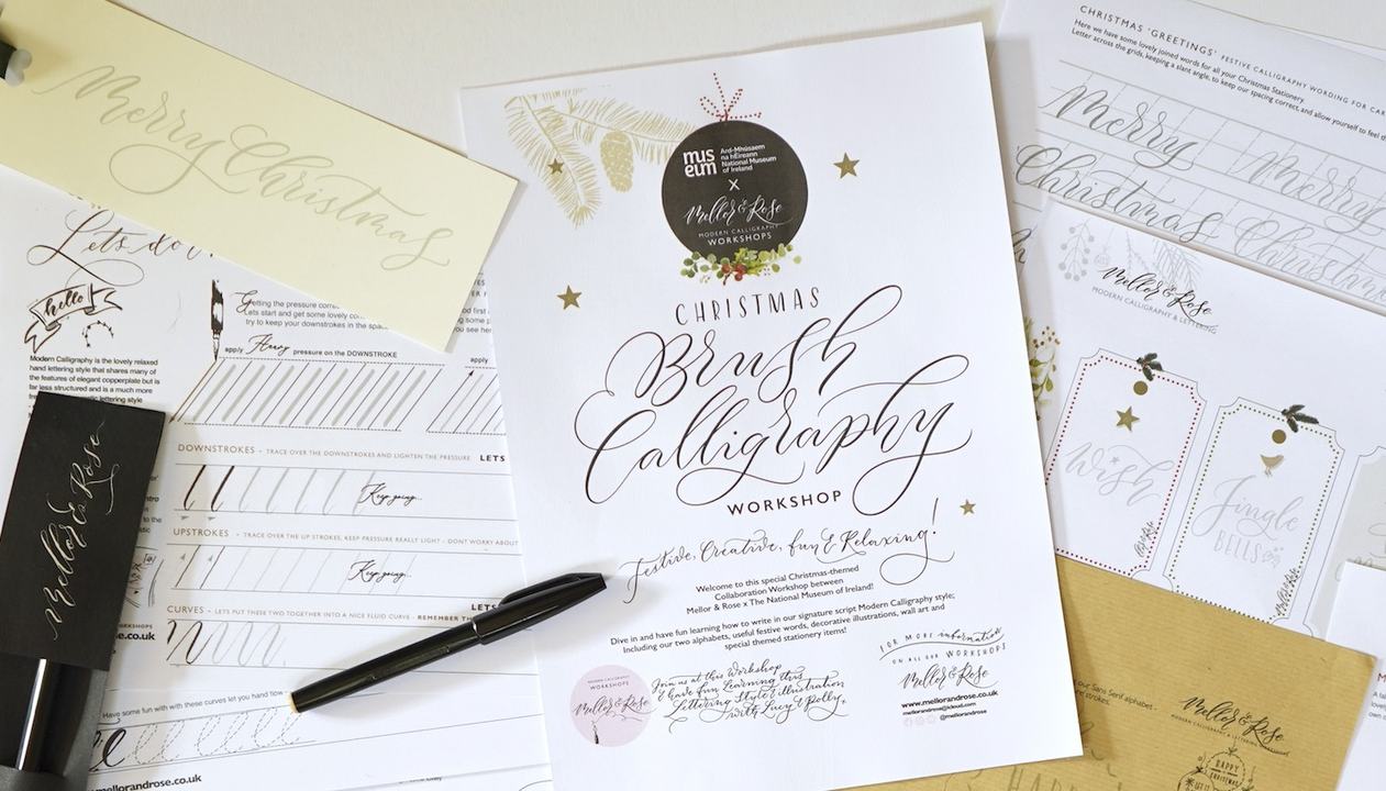 Crafted Encounters: Christmas Calligraphy Workshop