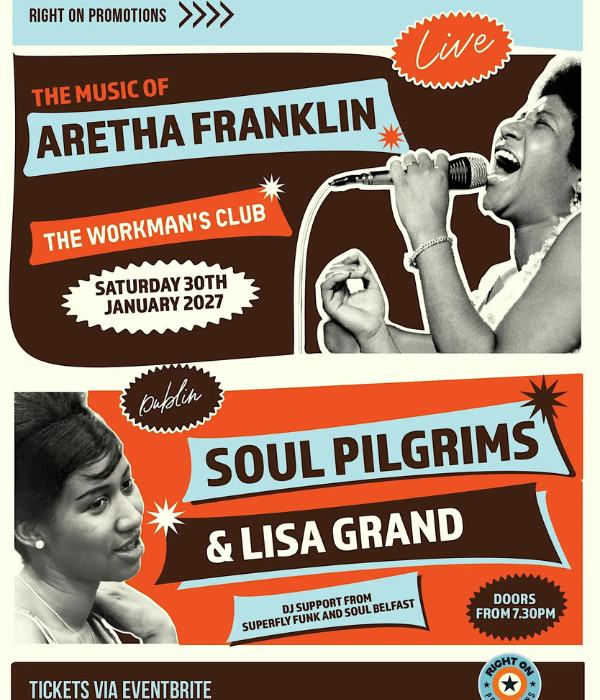 The Music of Aretha Franklin – Soul Pilgrims & Lisa Grand
