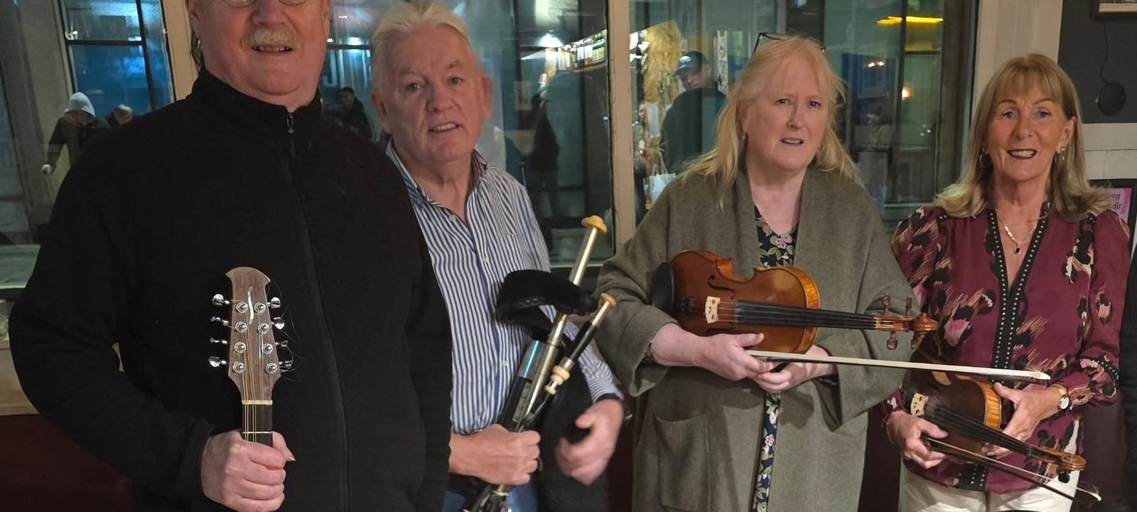Gay McKeon, Mary Corcoran, Roma Casey & Tom McDonagh at the Ancient Music Festival