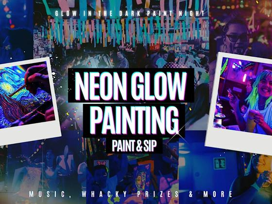 Neon Painting: Ha'Penny Bridge