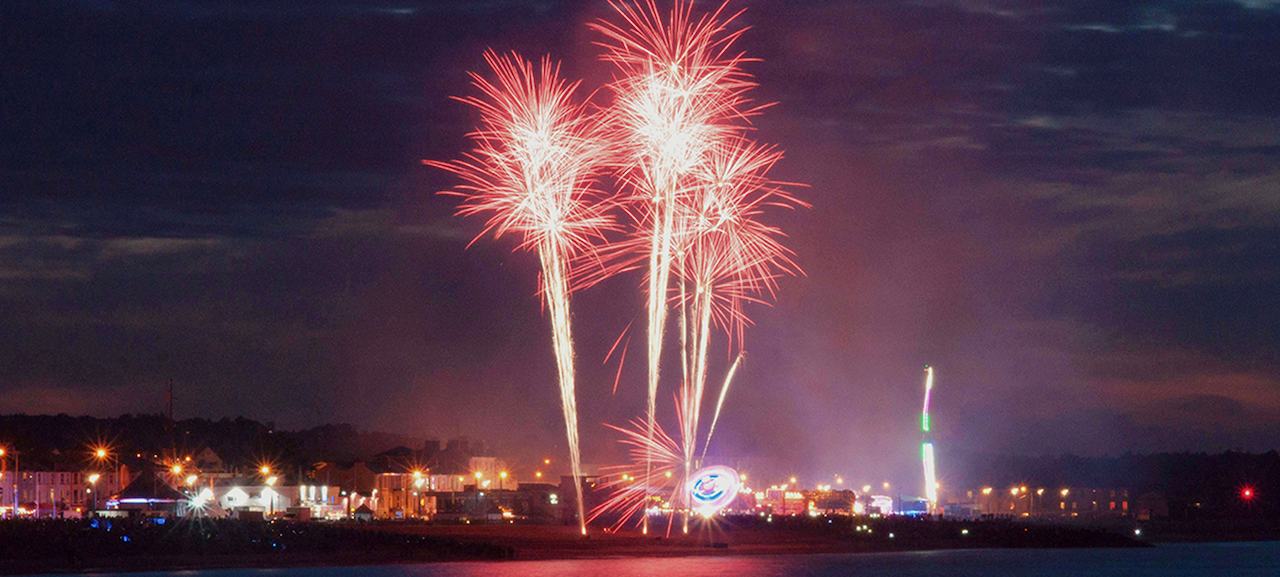Fireworks Display Bray Seafront