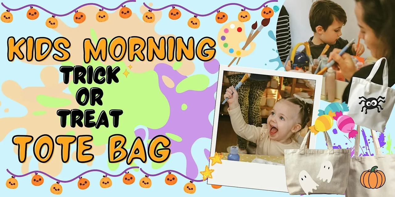 Halloween Kids Morning | Paint Your Own Trick or Treat Bag