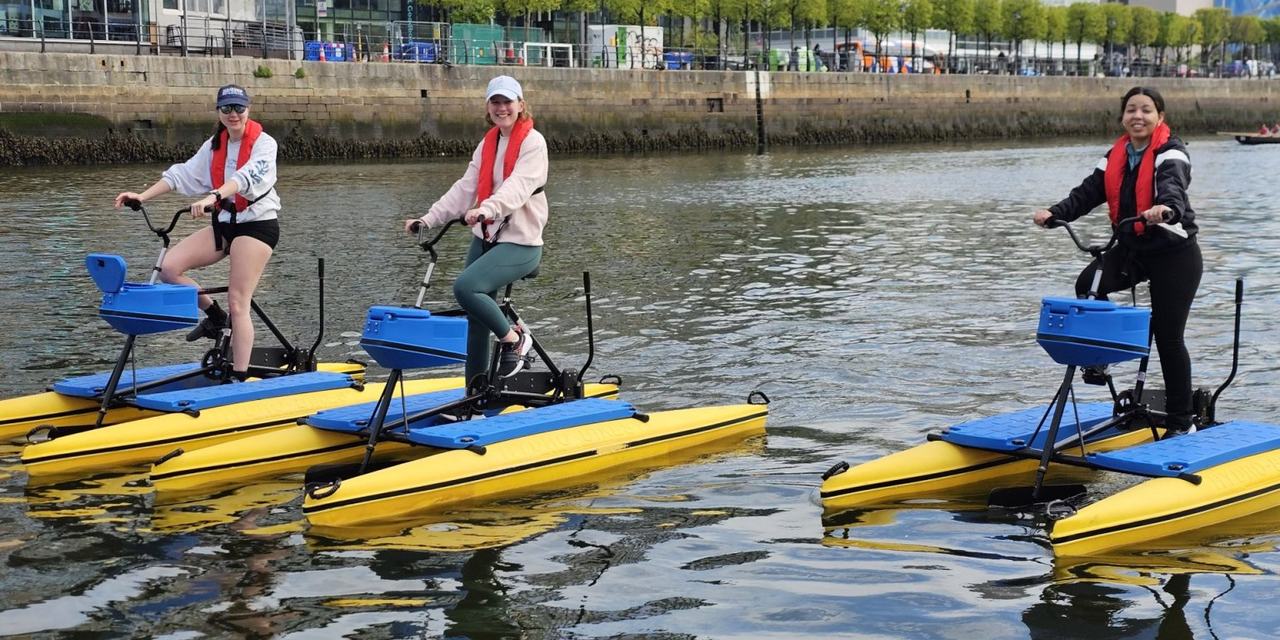 Hydrobike Experience on the River Liffey
