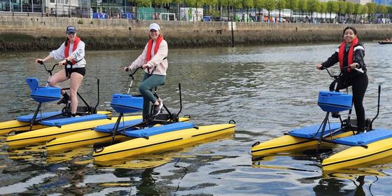 Hydrobike Experience on the River Liffey
