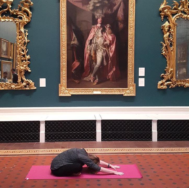 Yoga and meditation at the Gallery