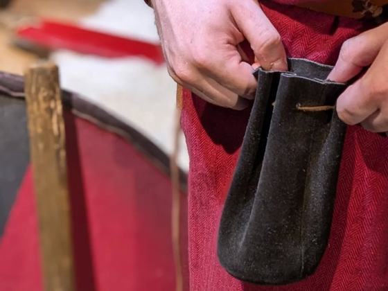 Medieval Pouch Making