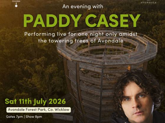 Treetop Live presents Paddy Casey