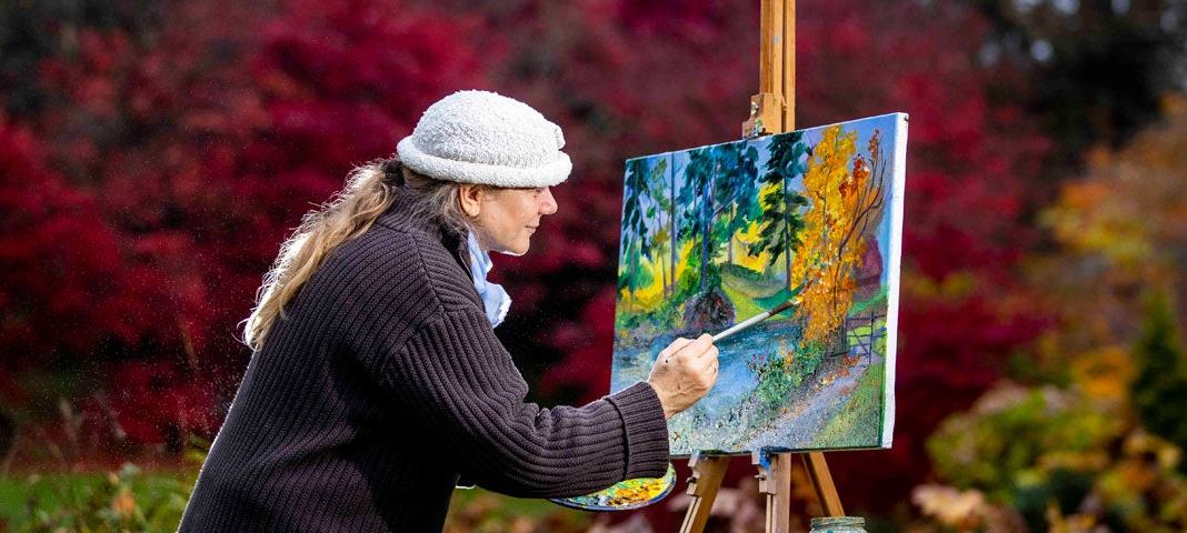 Irish School Of Landscape Painting Wicklow