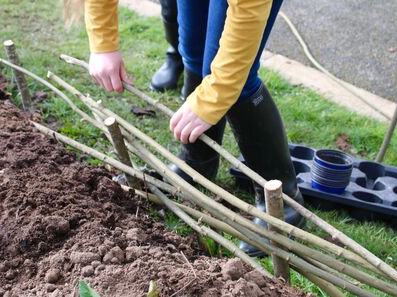 Creating gardens with children; a workshop for adults with David Begley