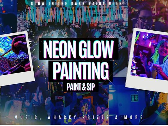 June Neon Painting | Space Painting