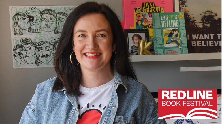 Karen Harte, Effie is Offline draw along as part of Red Line Book Festival 2026