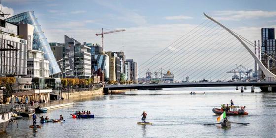 Canoeing & Kayaking on the River Liffey, Dublin