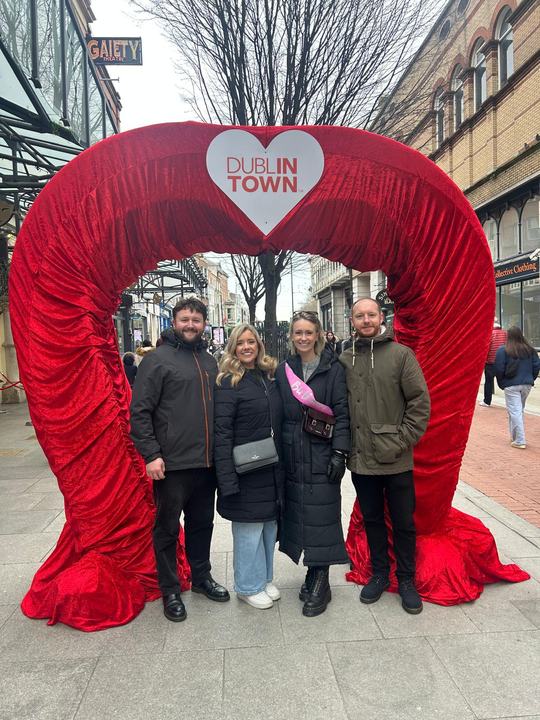 Romantic Dublin with a nod to St Valentine!