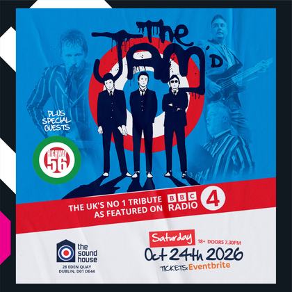 The Jam'd – UK's No.1 Tribute to The Jam, Dublin