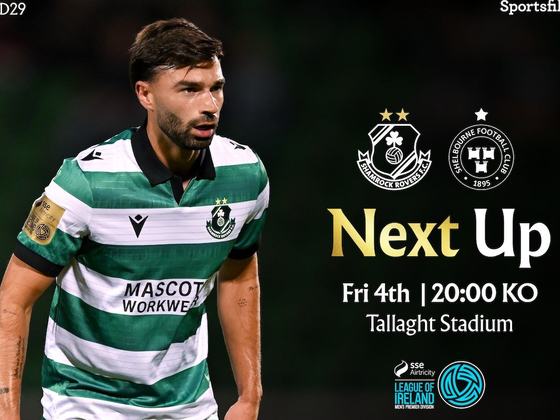 Shamrock Rovers vs Shelbourne at Tallaght Stadium