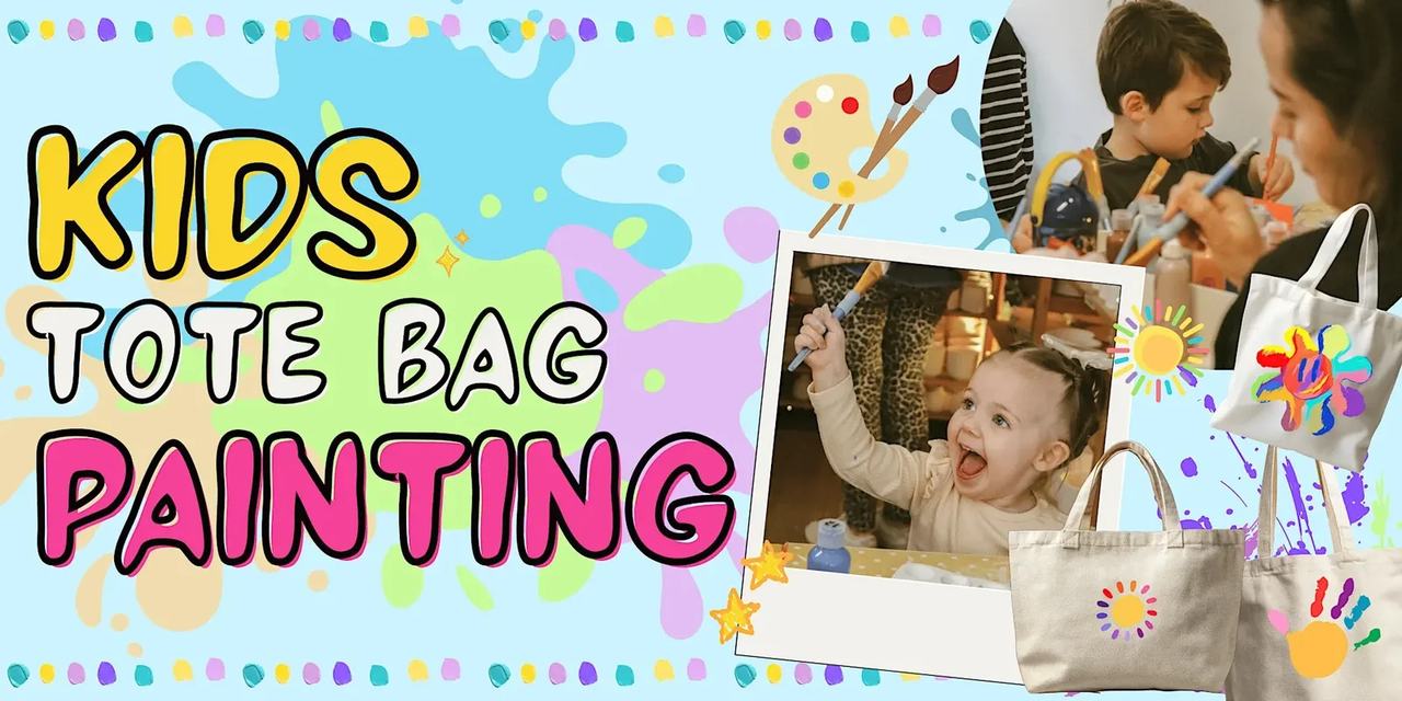 Kids Tote Bag Painting