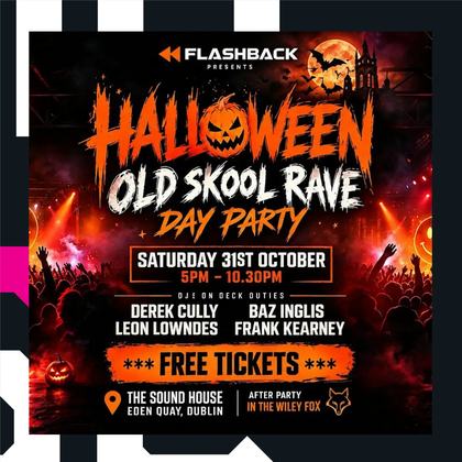 Flashback Presents - Halloween Old School Rave - Day Party