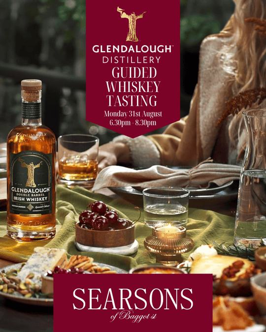 Glendalough Whiskey Tasting Masterclass at Searsons of Baggot Street - National Whiskey Bar of the Year 2024