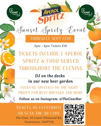 Aperol Spritz Sunset Sessions at The Goat in Goatstown