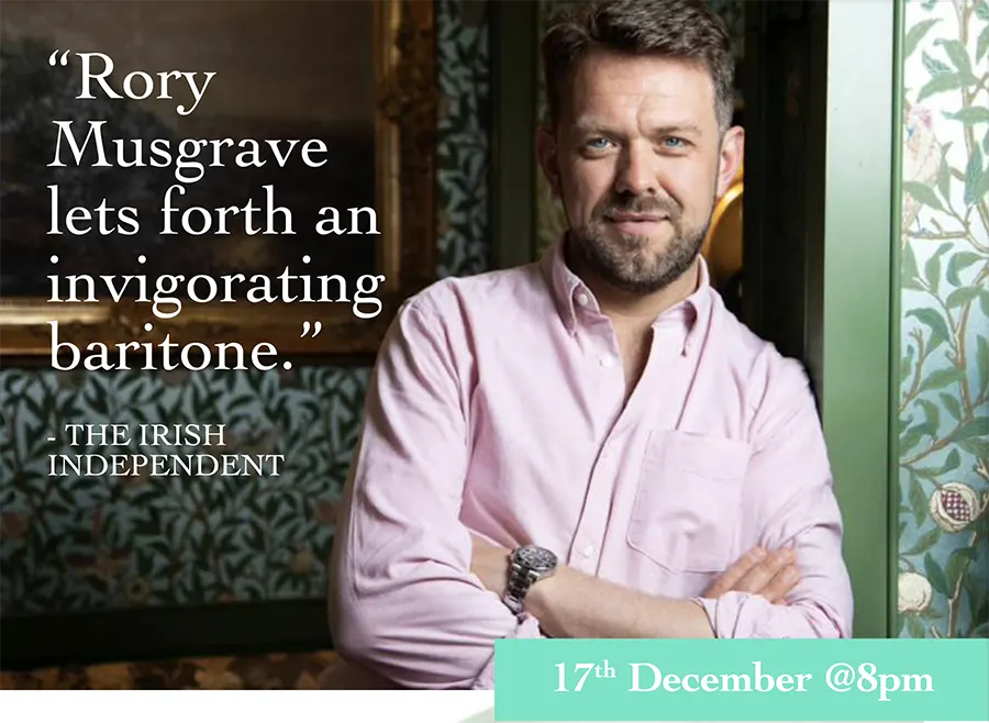 Irish Baritone Rory Musgrave - Live at the Irish Institute of Music and Song